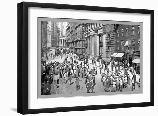 Curb Brokers-Moses King-Framed Photo