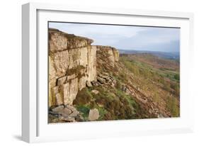 Curbar Edge, Derbyshire, 2009-Peter Thompson-Framed Photographic Print