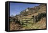 Curbar Edge, Derbyshire-Peter Thompson-Framed Stretched Canvas