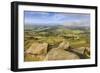 Curbar Edge, early autumn, Peak District National Park, Derbyshire, England, United Kingdom, Europe-Eleanor Scriven-Framed Photographic Print