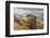 Curbar Edge, Summer Heather, View Towards Chatsworth, Peak District National Park, Derbyshire-Eleanor Scriven-Framed Photographic Print