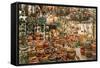 Curio Shop in Mexico-null-Framed Stretched Canvas