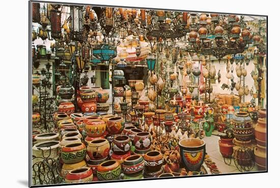 Curio Shop in Mexico-null-Mounted Art Print