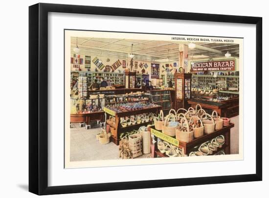 Curio Shops, Tijuana, Mexico-null-Framed Art Print