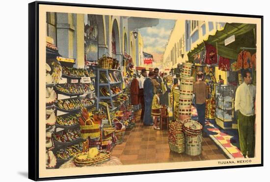 Curio Shops, Tijuana, Mexico-null-Framed Stretched Canvas