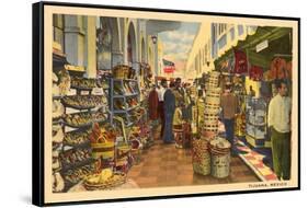 Curio Shops, Tijuana, Mexico-null-Framed Stretched Canvas