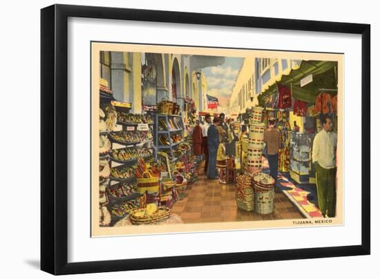 Curio Shops, Tijuana, Mexico-null-Framed Art Print