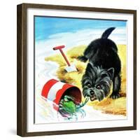 Curiosity and the Crab - Jack & Jill-Irma Wilde-Framed Giclee Print