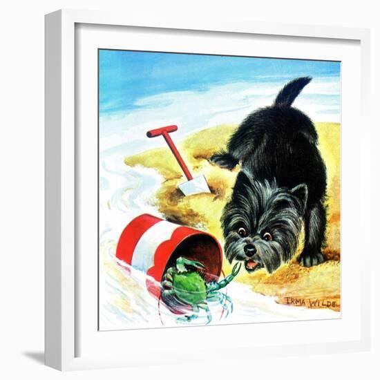 Curiosity and the Crab - Jack & Jill-Irma Wilde-Framed Giclee Print