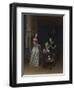 Curiosity, c.1660-62-Gerard ter Borch or Terborch-Framed Giclee Print