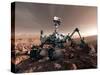 Curiosity Rover, Artwork-Detlev Van Ravenswaay-Stretched Canvas