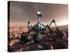 Curiosity Rover, Artwork-Detlev Van Ravenswaay-Stretched Canvas