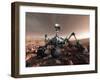 Curiosity Rover, Artwork-Detlev Van Ravenswaay-Framed Premium Photographic Print