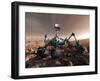 Curiosity Rover, Artwork-Detlev Van Ravenswaay-Framed Premium Photographic Print