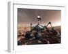 Curiosity Rover, Artwork-Detlev Van Ravenswaay-Framed Photographic Print