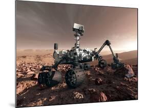 Curiosity Rover, Artwork-Detlev Van Ravenswaay-Mounted Photographic Print