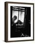 Curiosity Seekers Peering Into Kitchen Window at Alleged Mass Murderer Ed Gein's House-Frank Scherschel-Framed Photographic Print