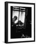 Curiosity Seekers Peering Into Kitchen Window at Alleged Mass Murderer Ed Gein's House-Frank Scherschel-Framed Photographic Print