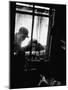 Curiosity Seekers Peering Into Kitchen Window at Alleged Mass Murderer Ed Gein's House-Frank Scherschel-Mounted Photographic Print