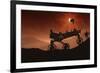 Curiosity the Mars Mountaineer-null-Framed Art Print