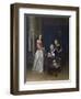 Curiosity-Gerard ter Borch-Framed Art Print