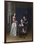 Curiosity-Gerard ter Borch-Framed Art Print