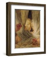 Curiosity-Jean-Honoré Fragonard-Framed Giclee Print