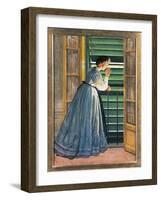 Curiosity-Silvestro Lega-Framed Giclee Print