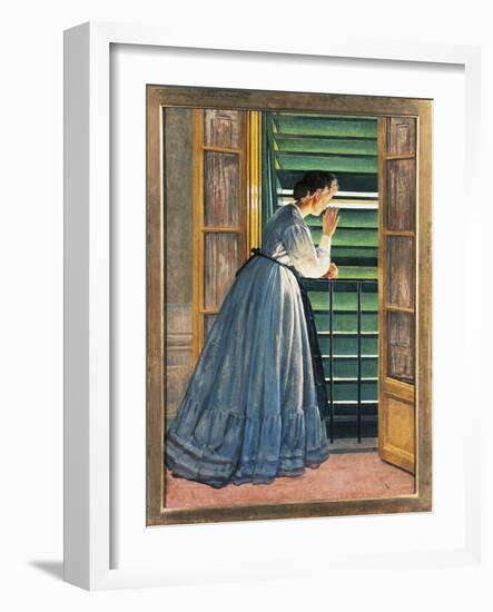 Curiosity-Silvestro Lega-Framed Giclee Print