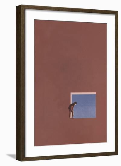 Curiosity-Maarten Leon-Framed Giclee Print