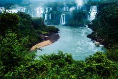 Iguassu Falls, the Largest Series of Waterfalls of the World, View from Brazilian Side-Curioso Travel Photography-Photographic Print