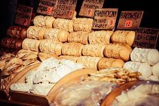 Traditional Polish Smoked Cheese Oscypek in Outdoor Market in Zakopane-Curioso Travel Photography-Photographic Print