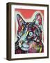 Curious Cat-Dean Russo-Framed Giclee Print