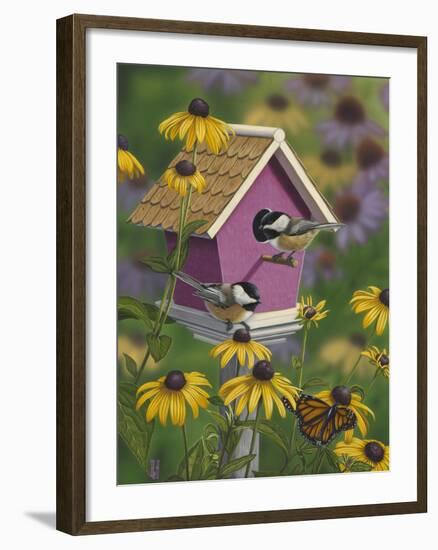 Curious Chatter-Jeffrey Hoff-Framed Giclee Print