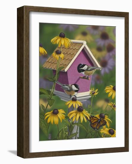 Curious Chatter-Jeffrey Hoff-Framed Giclee Print