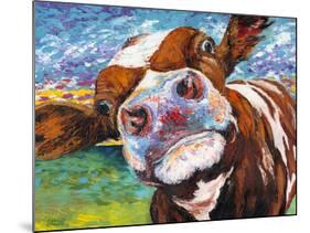 Curious Cow I-Carolee Vitaletti-Mounted Art Print