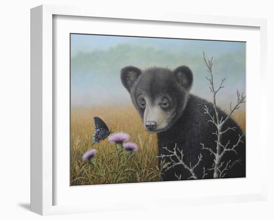 Curious Cub-Robert Wavra-Framed Giclee Print