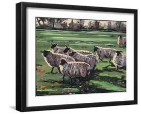 Curious Flock II, 2009-Helen White-Framed Giclee Print