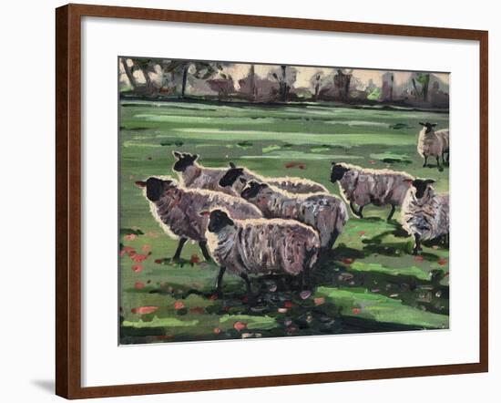 Curious Flock II, 2009,-Helen White-Framed Giclee Print