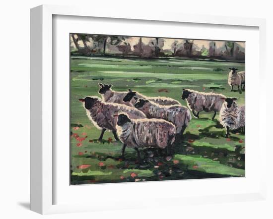 Curious Flock II, 2009,-Helen White-Framed Giclee Print