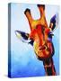 Curious Giraffe-Corina St. Martin-Stretched Canvas