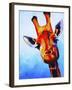 Curious Giraffe-Corina St. Martin-Framed Giclee Print