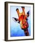 Curious Giraffe-Corina St. Martin-Framed Giclee Print