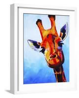 Curious Giraffe-Corina St. Martin-Framed Giclee Print