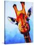 Curious Giraffe-Corina St. Martin-Stretched Canvas