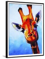 Curious Giraffe-Corina St. Martin-Framed Premium Giclee Print