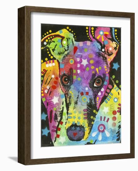 Curious Greyhound-Dean Russo-Framed Giclee Print