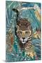 Curious jaguar in the rainforest-Sarah Manovski-Mounted Giclee Print
