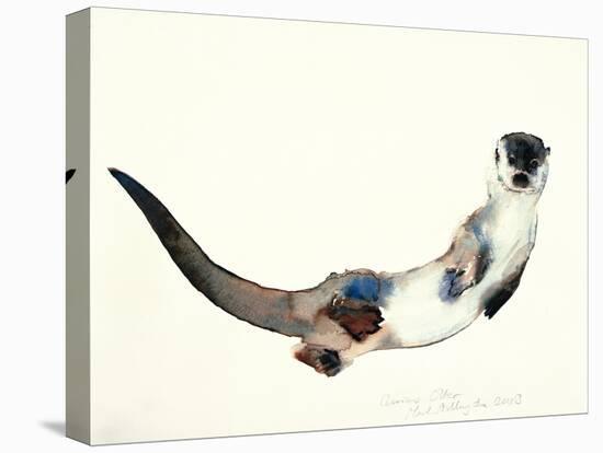 Curious Otter, 2003-Mark Adlington-Stretched Canvas