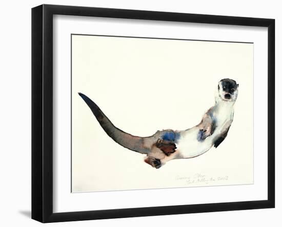 Curious Otter, 2003-Mark Adlington-Framed Premium Giclee Print